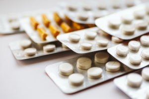 pills in blister packs