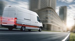 delivery-van-speeding-down-the-street